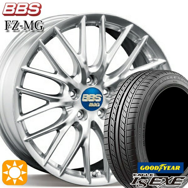 【取付対象】アルファード ヴェルファイア 245/40R19 98W XL グッドイヤー イーグル LSEXE BBS FZ-MG ダイヤモンドシルバー (DS) 19インチ 9.0J 5H114.3 サマータイヤホイールセット