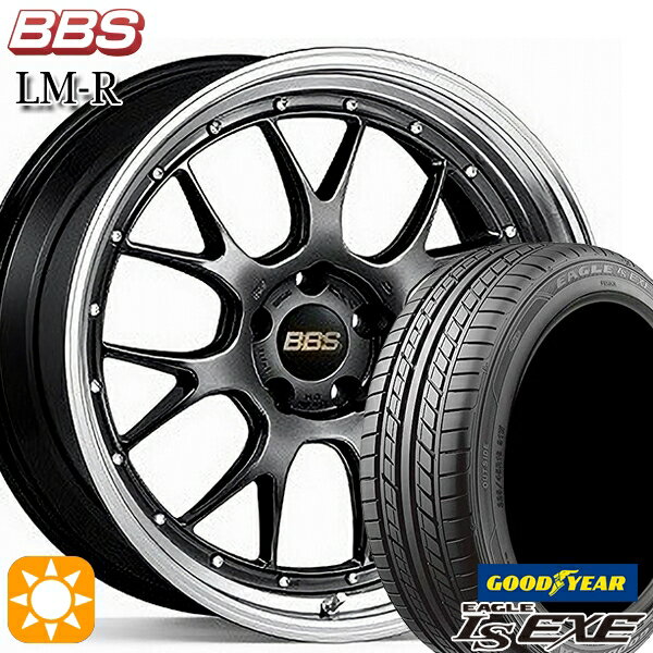 【取付対象】ノア ヴォクシー 215/35R19 85W XL グッドイヤー イーグル LSEXE BBS LM-R DB-BKBD 19インチ 8.5J 5H114.3 サマータイヤホイールセット