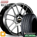 【取付対象】リーフ ノア 205/55R16 91V ダンロップ エナセーブ EC202L BBS RE-L2 ダイヤモンドブラック（DB） 16インチ 7.0J 5H114.3 サマータイヤホイールセット