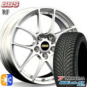 225/65R17 106V ヨコハマ ブルーアース 4S AW21 BBS RF ダイヤモンドシルバー（DS） 17インチ 7.0J 5H114.3 オールシーズンタイヤホイールセット