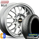 フィット アクア 185/60R15 84H グッドイヤー ベクター フォーシーズンズ BBS RG-F 15インチ 6.0J 4H100 シルバー (SL) オールシーズンタイヤホイールセット