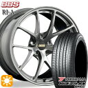 【取付対象】ヴェゼル レガシィ 225/60R18 100H ヨコハマ ブルーアース RV03 BBS RI-A ダイヤモンドブラック（DB） 18インチ 7.5J 5H114.3 サマータイヤホイールセット