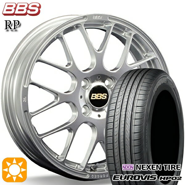 【取付対象】165/60R15 ネクセン ロードストーン ユーロビズ HP02 BBS RP ダイヤモンドシルバー（DS） 15インチ 5.0J 4H100 サマータイヤホイールセット