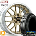 【取付対象】BP系レガシィアウトバック 215/55R17 94V グッドイヤー エフィシェントグリップ エコ EG01 BBS RS-GT GL-SLD 17インチ 7.5J 5H100 サマータイヤホイールセット