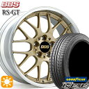 【取付対象】アイシス ノア 215/45R17 91W XL グッドイヤー イーグル LSEXE BBS RS-GT GL-SLD 17インチ 7.0J 5H114.3 サマータイヤホイールセット