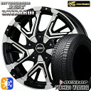 【取付対象】215/65R16 102H XL ダンロップ シンクロウェザー コーセイ ボトムガルシア ゲラルディ ブラックポリッシュ 16インチ 7.0J 5H114.3 オールシーズンタイヤホイールセット
