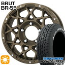 フラッシュクーポン対象★215/70R16 100H トーヨー オープンカントリーA/T EX BRUT ブルート BR-55 デザートブロンズ 16インチ 5.5J 5H139.7 サマータイヤホイールセット