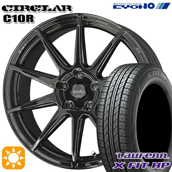 ں2,000OFFݥ225/55R18 98V 饦ե X FIT HP LA41 KYOHO 顼 C10R ֥å 18 7.0J 5H114.3 ޡۥ륻å