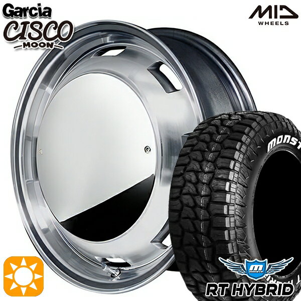 【取付対象】155/65R14 81S XL RWL モンスタ RTハイブリッド MID ガルシアシスコムーン メタリックグレーポリッシュ 14インチ 4.5J 4H100 サマータイヤホイールセット