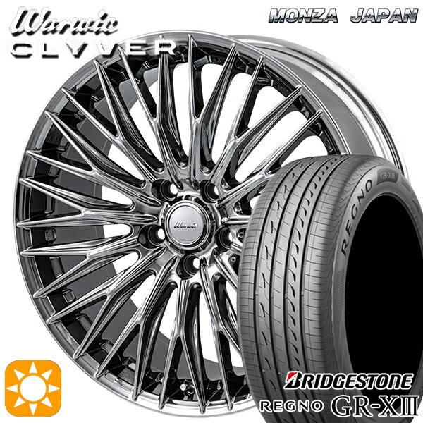 【取付対象】235/35R19 91W XL ブリヂストン レグノ GRX3 MONZA ワーウィック クライヴァー SPT 19インチ 8.0J 5H114.3 サマータイヤホイールセット
