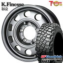 【取付対象】[5本セット]ジムニー LT225/75R16 115/112Q RBL BFグッドリッチ マッドテレーン T/A KM3 トレジャーワン ケイフィネス D12 ガンメタブラック 16インチ 5.5J 5H139.7 サマータイヤホイールセット