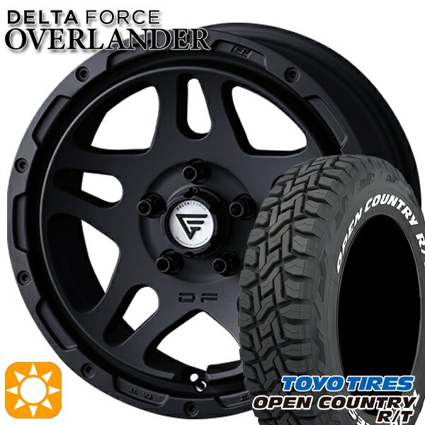 【取付対象】235/70R16 106Q トーヨー オープンカントリー R/T ホワイトレター デルタフォース オーバーランダー MB 16インチ 7.0J 5H114.3 サマータイヤホイールセット