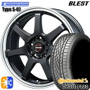 215/40R18 89Y XL コンチネンタル DWS06+ BLEST ユーロマジック タイプS-07 セミグロスブラック 18インチ 7.5J 5H114.3 オールシーズンタイヤホイールセット