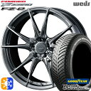 225/40R18 92H XL グッドイヤー ベクター フォーシーズンズ Weds ウェッズ 鍛造 F ZERO FZ-2 18インチ 7.5J 5H114.3 ダイヤモンドブラック オールシーズンタイヤホイールセット