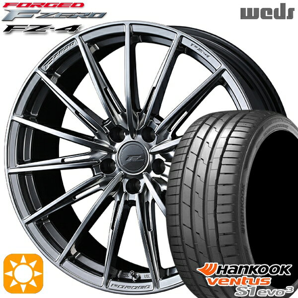 【取付対象】ノア ヴォクシー 215/35R19 85Y XL ハンコック veNtus S1 evo3 K127 Weds ウェッズ 鍛造 F ZERO FZ-4 ダイヤモンドブラック 19インチ 8.0J 5H114.3 サマータイヤホイールセット