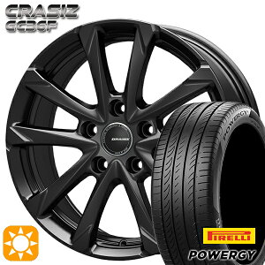 フラッシュクーポン対象★215/45R17 91W XL ピレリ パワジー コーセイ クレイシズ GC36F グロッシーブラック 17インチ 7.0J 5H114.3 サマータイヤホイールセット