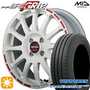 フラッシュクーポン対象★195/45R16 80W トーヨー ナノエナジー3プラス MID RMPレーシング GR12 ホワイト/ストロボレッド 16インチ 6.0J 4H100 サマータイヤホイールセット