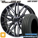 【取付対象】215/40R18 85W トーヨー ナノエナジー3プラス HotStuff プレシャス アスト M3 ブラックポリッシュ 18インチ 7.5J 5H114.3 サマータイヤホイールセット