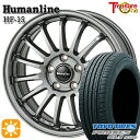 【取付対象】C-HR レガシィB4 225/50R18 95W トーヨー プロクセス CL1 SUV トレジャーワン ヒューマンライン HF15 ダークグレー 18インチ 7.0J 5H114.3 サマータイヤホイールセット(2)