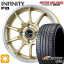 【取付対象】165/50R15 76V XL ウィンラン R330 インターミラノ インフィニティ F10 GL/RP 15インチ 4.5J 4H100 サマータイヤホイールセット