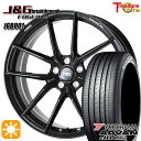 ハリアー アウトランダー 245/45R19 102Y XL ヨコハマ アドバンデシベル V553 トレジャーワン 鍛造 J&Gブレイクスルー JGB001 ブラック 19インチ 8.0J 5H114.3 サマータイヤホイールセット