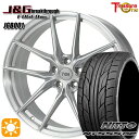 セレナ アクセラ 215/35R19 85Y XL ニットー NT555 G2 トレジャーワン 鍛造 J&Gブレイクスルー JGB001 ブラッシュド 19インチ 8.0J 5H114.3 サマータイヤホイールセット