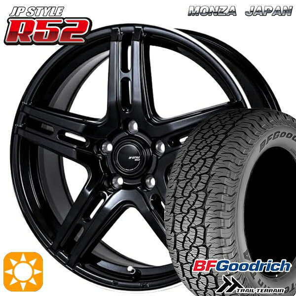 【取付対象】20/30系アルファードヴェルファイア 235/60R18 107H XL RBL BFグッドリッチ トレールテレーン モンツァ JPスタイル R52 18インチ 7.0J 5H114.3 サマータイヤホイールセット
