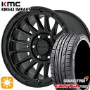 フラッシュクーポン対象★エスティマ ヤリスクロス 215/60R16 95V クムホ エクスタ PS31 KMC KM542 IMPACT サテンブラック 16インチ 7.0J 5H114.3 サマータイヤホイールセット