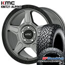 LT215/70R16 100/97R RWL BFグッドリッチ オールテレーン T/A KO2 KMC KM721 ALPINE SATINGRAY with BLACKLIP 16インチ 7.0J 5H114.3 サマータイヤホイールセット