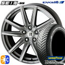 215/65R16インチ グッドイヤー ベクター フォーシーズンズ 共豊 ザイン SEIN SS シルバー 6.5Jx16 5穴 100 オールシーズンタイヤホイールセット