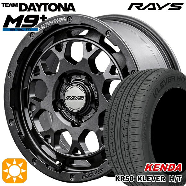 5/18 D会員限定P13倍★ 235/60R18 107H ケンダ クレバー H/T KR50 RAYS レイズ チームデイトナ M9+ AOJ 18インチ 7.5J 5H114.3 サマータイヤホイールセット