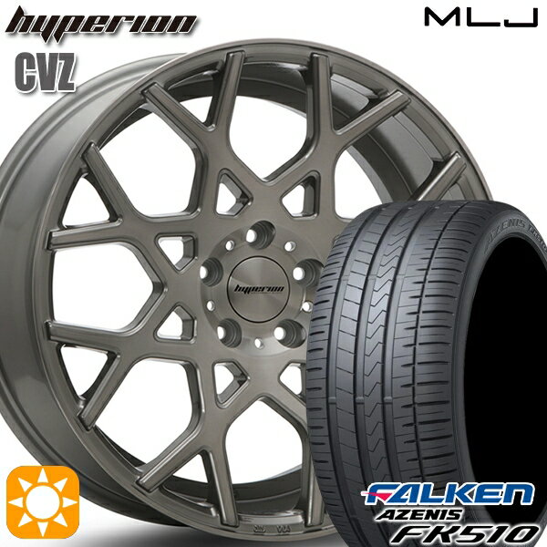 【取付対象】ノア ヴォクシー 215/35R19 85Y XL ファルケン アゼニス FK510 MLJ ハイペリオン CVZ チタンブラッシュ 19インチ 8.5J 5H114.3 サマータイヤホイールセット