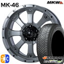 215/45R17 91Y XL ハンコック KInERGy 4s 2 (H750) MKW MK-46 ヘルキャット 17インチ 7.5J 5H114.3 オールシーズンタイヤホイールセット