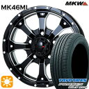 フラッシュクーポン対象★175/80R16 91S トーヨー プロクセス CL1 SUV MKW MK-46 M/L+ ミルドブラック 16インチ 5.5J 5H139.7 サマータイヤホイールセット