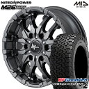 【取付対象】LT215/65R16 103/100S RBL BFグッドリッチ オールテレーン T/A KO2 MID ナイトロパワー M26 クロスファング バレルブラック/ドリルド 16インチ 6.5J 6H139.7 サマータイヤホイールセット