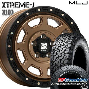 【取付対象】LT235/70R16 104/201S RWL BFグッドリッチ オールテレーン T/A KO2 MLJ エクストリームJ XJ07 マットブロンズ ブラックリム 16インチ 7.0J 5H114.3 サマータイヤホイールセット