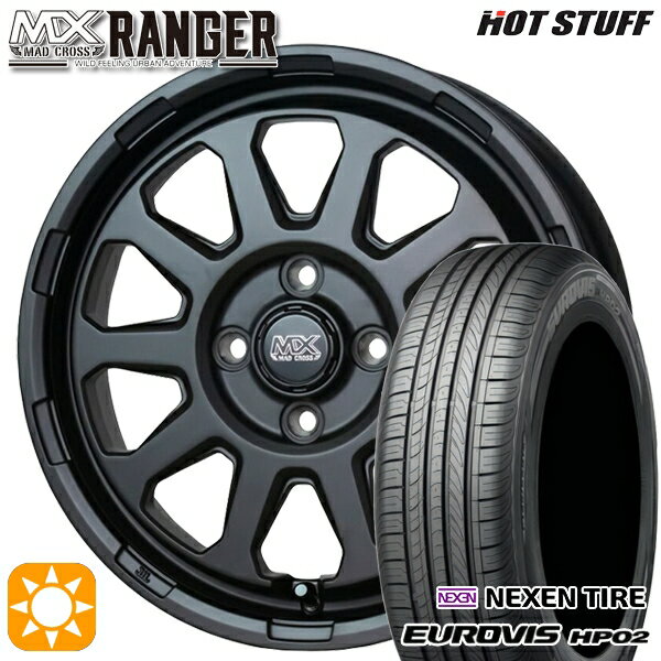 ڼоݡ155/65R14 ͥ ɥȡ 桼ӥ HP02 ۥåȥå ޥåɥ 󥸥㡼 ޥåȥ֥å 14 4.5J 4H100 ޡۥ륻å