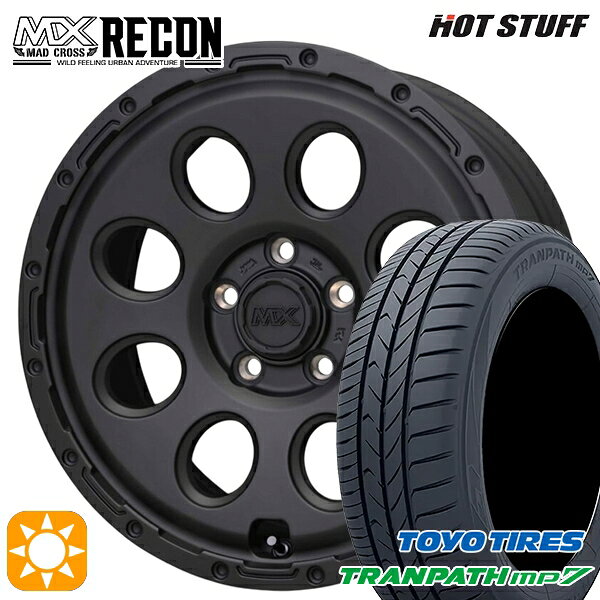 【取付対象】C-HR カローラクロス 215/60R17 96H トーヨー トランパス mp7 ホットスタッフ マッドクロス リーコン MBK 17インチ 7.5J 5H114.3 +38 サマータイヤホイールセット