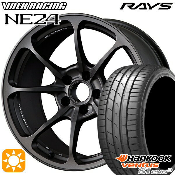 5/18 D会員限定P13倍★ 245/45R19 102Y XL ハンコック veNtus S1 evo3 K127 RAYS ボルクレーシング NE24 MT 19インチ 8.0J 5H114.3 サマータイヤホイールセット