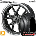 【取付対象】215/35R19 85W XL ダンロップ ルマン5+ Weds ウェッズ ノヴァリス アセット S1 ガンメタ/リムポリッシュ 19インチ 8.0J 5H114.3 サマータイヤホイールセット