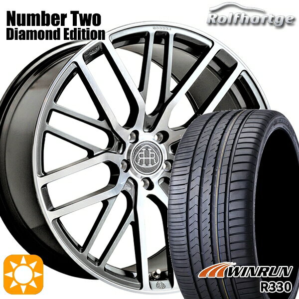 【取付対象】ベンツ Aクラス/CLA 225/45R18 95W XL ウィンラン R330 ロルフハルトゲ Number TWO ダイアモンドエディション 18インチ 8.5J 5H112 サマータイヤホイールセット