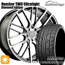 【取付対象】ベンツ Eクラス/CLS F) 245/35R20 95Y XL R) 275/30R20 97Y XL ニットー NT555 G2 ロルフハルトゲ Number TWO Ultralight ダイアモンドエディション 20インチ 8.5J 9.5J 5H112 サマータイヤホイールセット