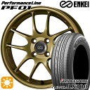 【取付対象】235/55R18 100V ブリヂストン アレンザ LX100 ENKEI エンケイ パフォーマンスライン PF01 ゴールド 18インチ 7.5J 5H114.3 サマータイヤホイールセット