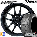 フォレスター 215/55R17 98W XL クムホ ソルウス 4S HA32 ENKEI エンケイ パフォーマンスライン PF01 マットブラック 17インチ 7.0J 5H100 オールシーズンタイヤホイールセット