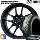 アルファード ヴェルファイア 235/50R18 101H XL グッドイヤー ベクター フォーシーズンズ ENKEI エンケイ パフォーマンスライン PF01 18インチ 7.5J 5H114.3 マットブラック オールシーズンタイヤホイールセット