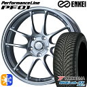 アイシス ノア 215/45R17 91W XL ヨコハマ ブルーアース 4S AW21 ENKEI エンケイ パフォーマンスライン PF01 スパークルシルバー 17インチ 7.0J 5H114.3 オールシーズンタイヤホイールセット