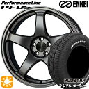 【取付対象】205/60R16 96H マッドスター ラジアル A/T ホワイトレター ENKEI エンケイ パフォーマンスライン PF05 ダークシルバー 16インチ 6.5J 5H100 サマータイヤホイールセット
