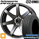 【取付対象】225/45R18 91W トーヨー ナノエナジー3プラス ENKEI エンケイ パフォーマンスライン PF07 ダークシルバー 18インチ 8.0J 5H114.3 サマータイヤホイールセット