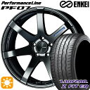 【取付対象】ノア ヴォクシー 215/35R19 85Y XL ラウフェン Z FIT EQ LK03 ENKEI エンケイ パフォーマンスライン PF07 SBK 19インチ 8.0J 5H114.3 サマータイヤホイールセット