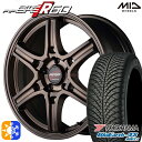 アウトランダー デリカD5 225/55R18 98V ヨコハマ ブルーアース 4S AW21 MID RMPレーシング R60 クラシカルブロンズ 18インチ 8.0J 5H114.3 オールシーズンタイヤホイールセット